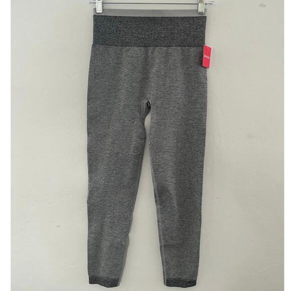 Spanx Seamless Sculpt Leggings Shapewear in Spacedye Cloudy Grey Medium NWT - Picture 3 of 13